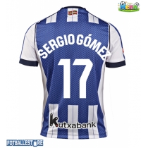 Real Sociedad Sergio Gomez #17 Hjemmedrakt 2025-26 Kortermet